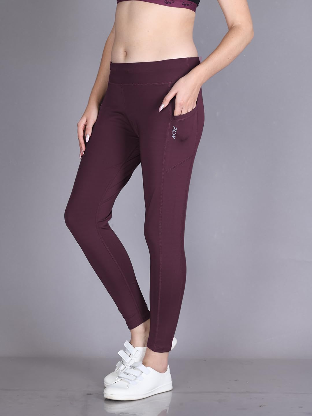 Lyra WomenS Polyester Activewear Sports Ankle Length Tights