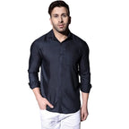 OM SAI LATEST CREATION Shirt for Men with Spread Collar & Regular Cuff Full Sleeves Formal Shirt for Men|Cotton Shirt|Mens Soli