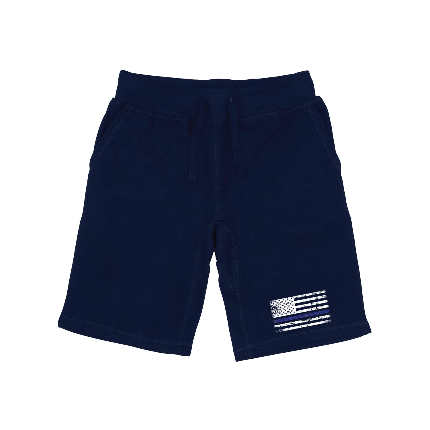 Graphic Shorts, Thin Blue Line, Navy, XL