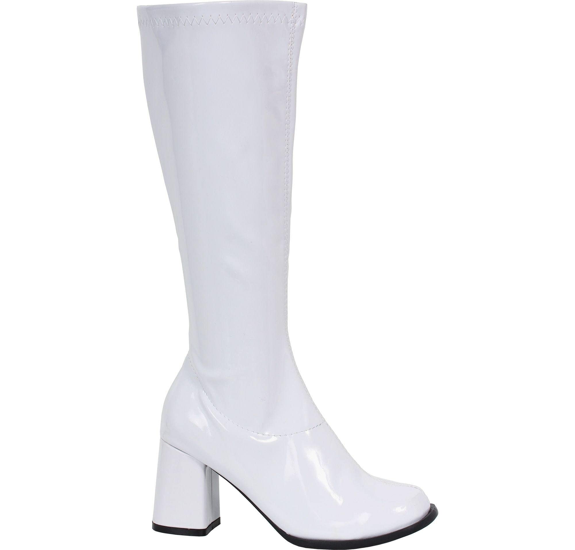 White Gogo Womens Costume Boots Size 8