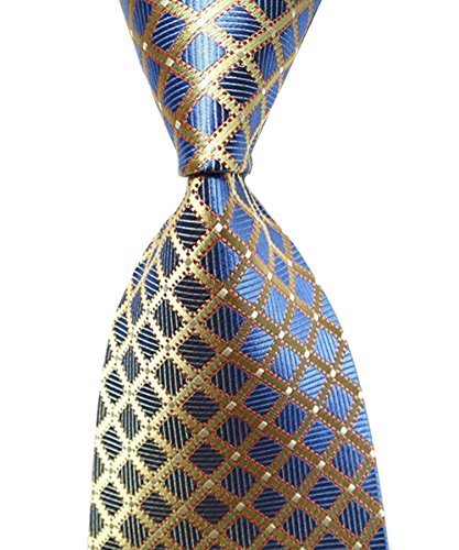 Wehug Lot 10 PCS Classic Men's tie 100% Silk Tie Woven Jacquard Neckties Ties for men