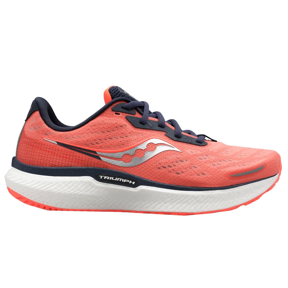 Saucony Women's Triumph 19 Running Shoe, Sunstone/Night, 6