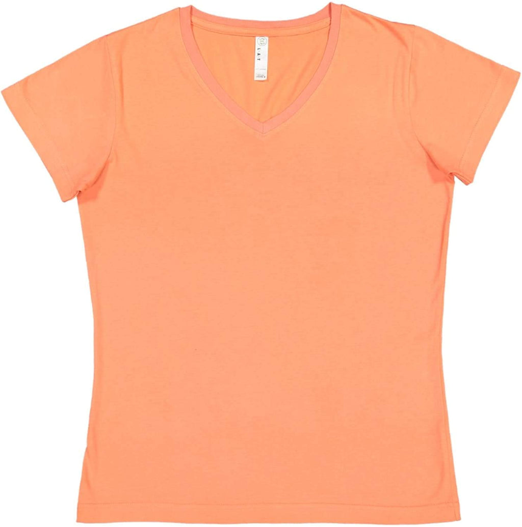 Ladies V-Neck Fine Jersey T-Shirt - BLAcK - S(D0102HI3UQW)