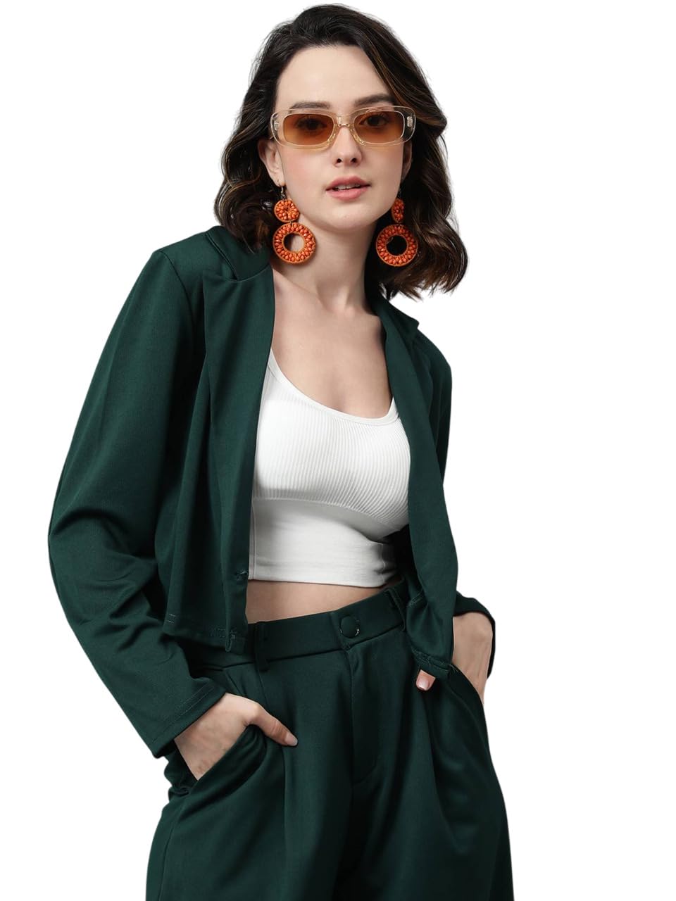 Kotty WomenS Solid Single Breasted Casual Blazer
