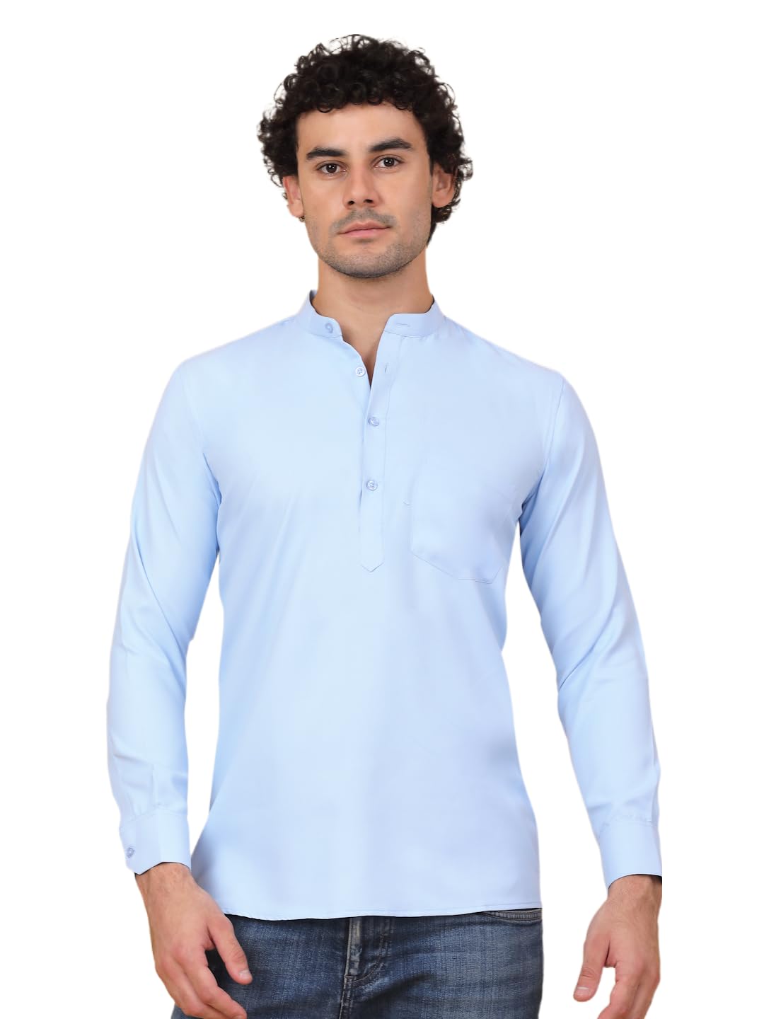 Jompers Mens Solid Short Kurats