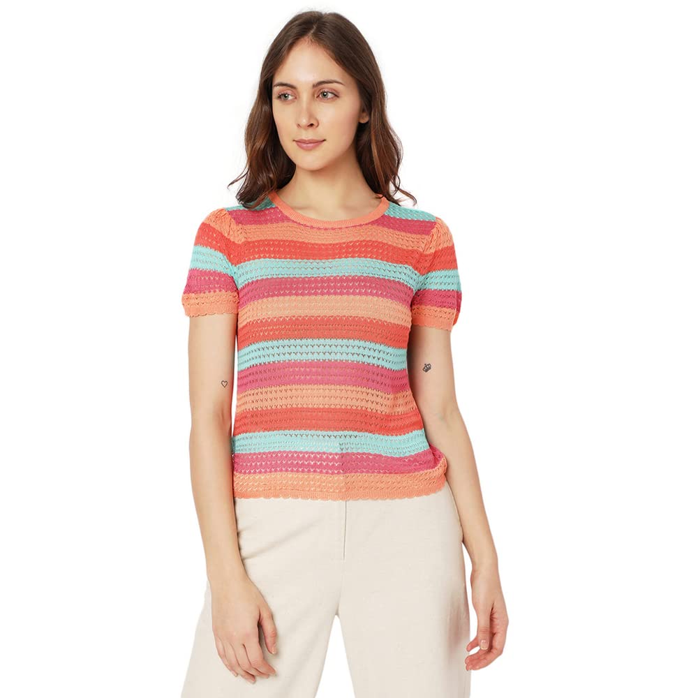 Vero Moda Slim Fit Top (266818201_Pool Blue_Xl)