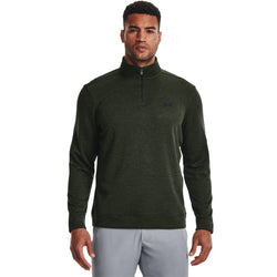 Under Armour Mens Storm SweaterFleece Quarter Zip, (310) Baroque Green / / Black, XX-Large