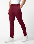 FYLTR Mens Casual Straight Leg Joggers with Stripe Tape Detail - Elasticated Waist with Drawstring | Zip Pockets | Solid Color