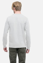 Mens 55 oz 100% Organic cotton classic Long-Sleeve T-Shirt - BLAcK - S(D0102H7ZgN2)