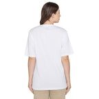 Bonjour Womens Super Combed Cotton Regular Fit Graphic Printed Round Neck Half Sleeve T-Shirt (Color:-White)