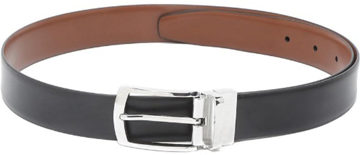 Men Formal, Casual, Party, Evening Brown, Black Genuine Leather Reversible Belt ()_1157 40