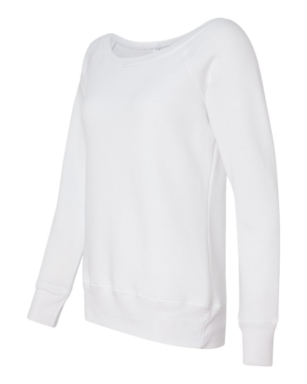 Ladies Sponge Fleece Wide Neck Sweatshirt - DEEP HTHR BLAcK - 2XL(D0102H78gDJ)