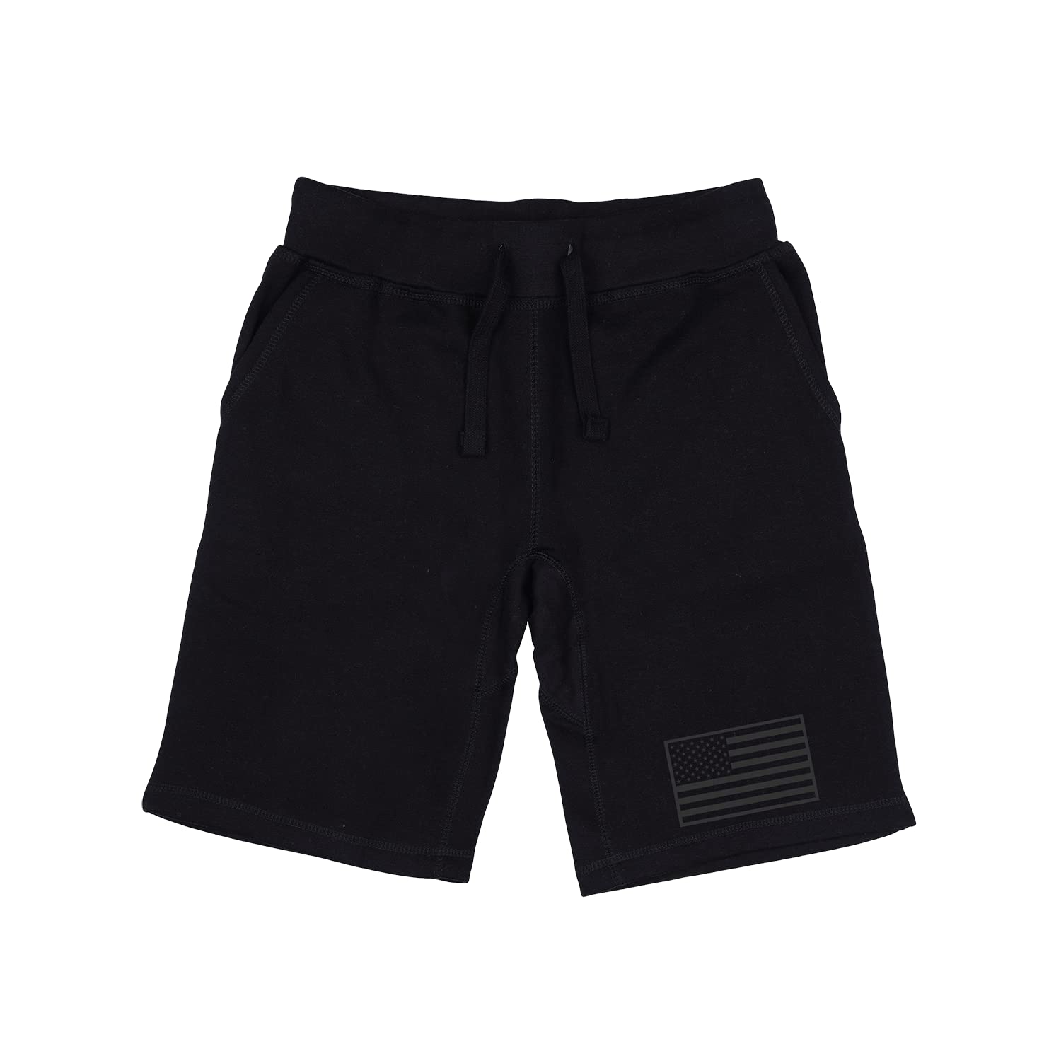 Graphic Shorts, Tonal Flag, Black, 2X