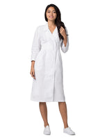 Adar Universal Scrub Dress for Women - Fitted Midriff Dress - 2810 - White - 10
