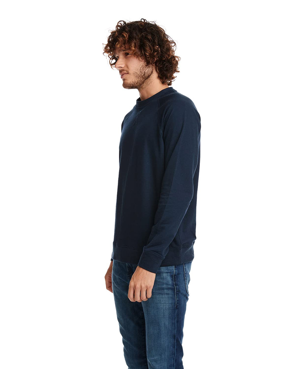 Unisex Laguna French Terry Raglan Sweatshirt - BLAcK - XS(D0102H7N5K2)