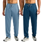 Pinkmint MenS Combo Track Pant L Spendex Pocket Regular Track Pant L Stylish Sports & Gym Wear (Pack Of 2)