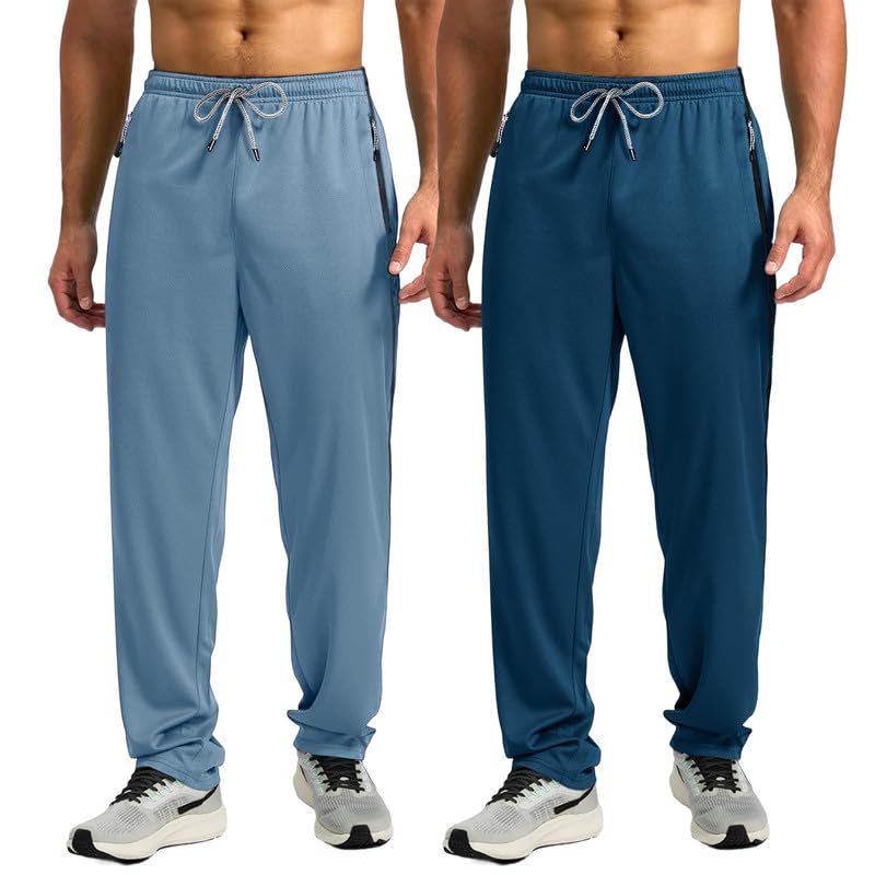 Pinkmint Mens Combo Track Pant l Spendex Pocket Regular Track Pant l Stylish Sports & Gym Wear (Pack of 2)