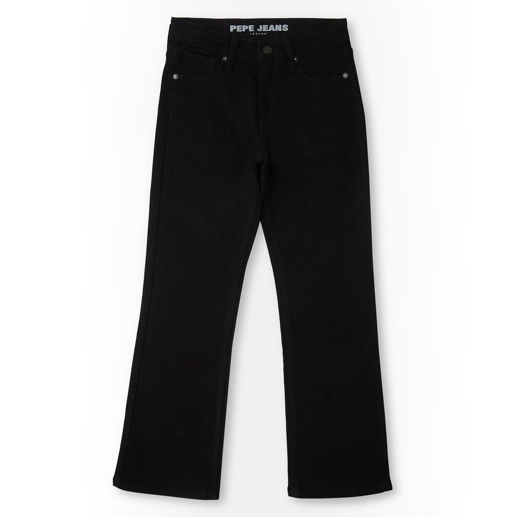 Bootcut Slim Fit Mid Waist Boot Leg Jeans Black