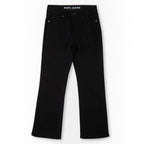 Bootcut Slim Fit Mid Waist Boot Leg Jeans Black