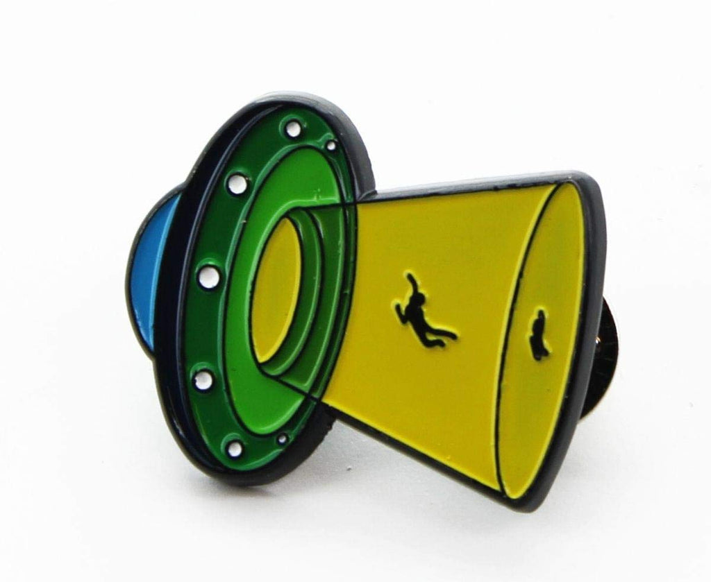 Alien Abduction Enamel Pin