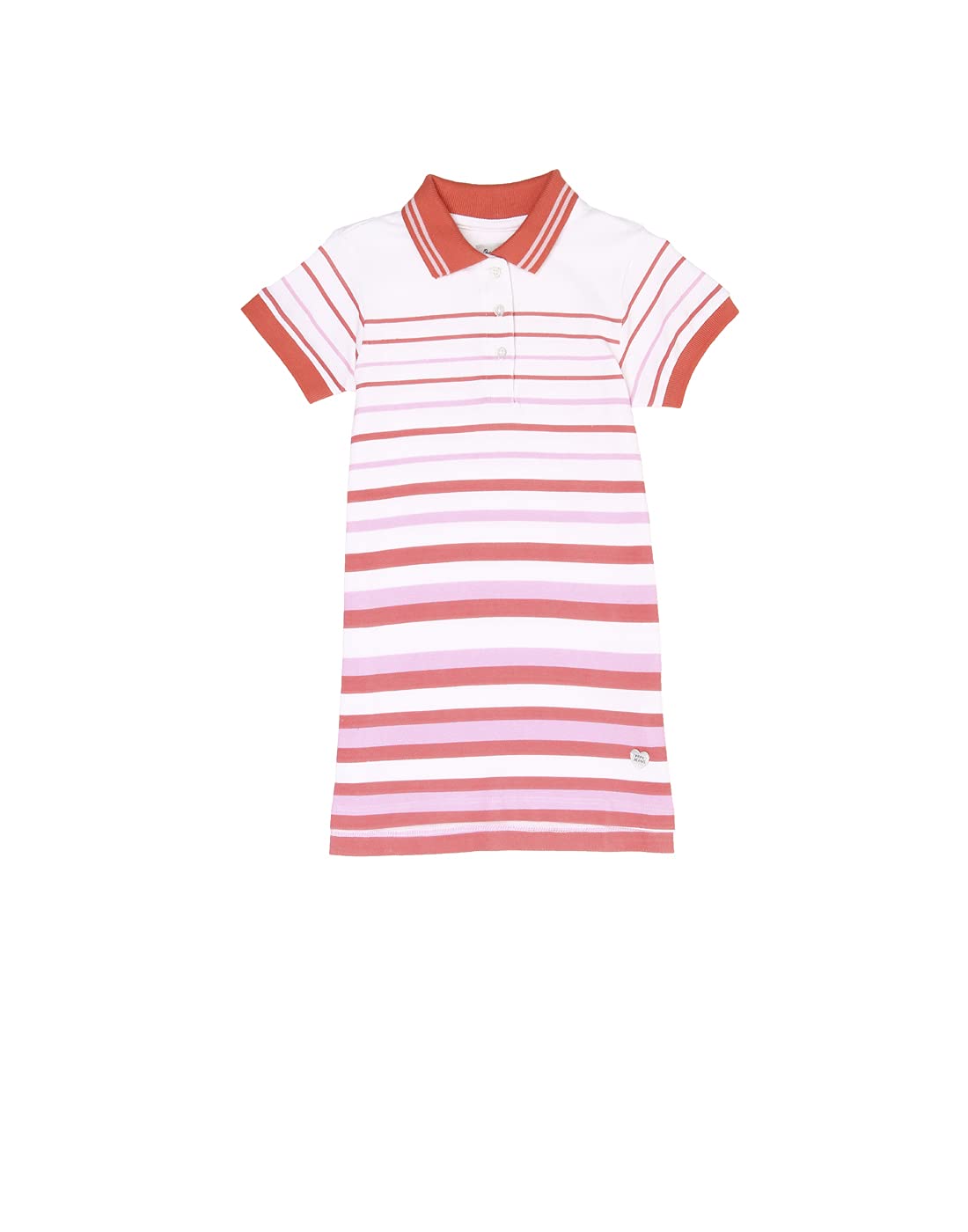 Pepe Jeans GirlS Cotton Long Sleeve Casual Dress Above The Knee (Pg951443_Pink_4)