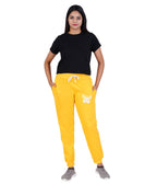 T2F Womens Regular Track Pants (WOM-JOG-01_Yellow