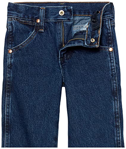 Wrangler Boys' Big 13MWZ Cowboy Cut Original Fit Jean, Dark Indigo, 12 Slim