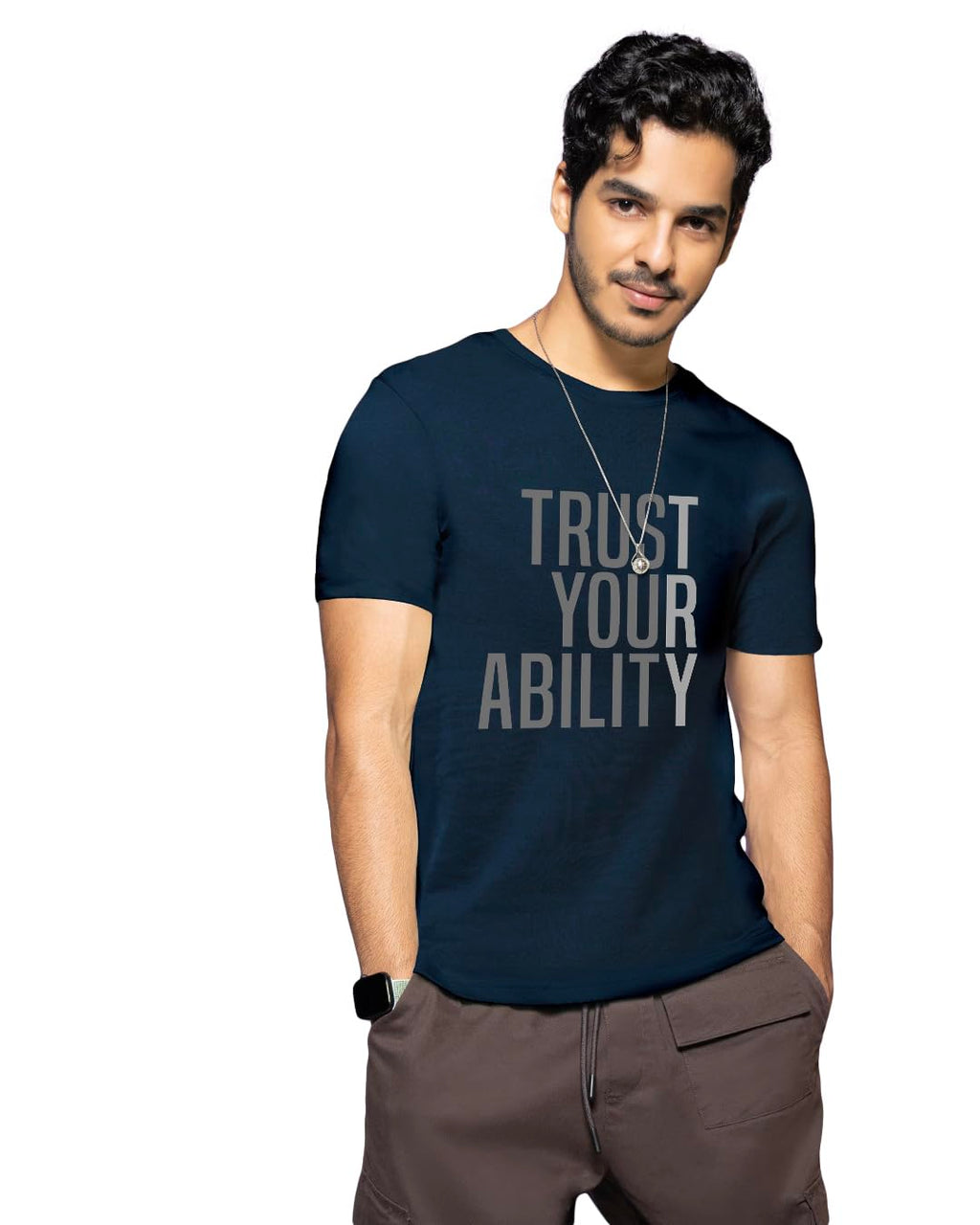 Bewakoof Mens Regular Fit Half Sleeve T-Shirt