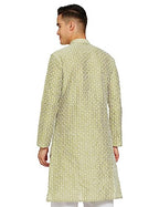 Be Active MenS Traditional Embroidered Lucknowi Full Sleeves Kurta || Cotton Kurta For Men || Men Kurta For Wedding || Kurta Fo
