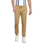 Dennis Lingo Solid Cotton Mens Casual Drawstring Joggers, Straight Fit, Mid Rise, Stretchable Ankle Length Athletic Track Pants