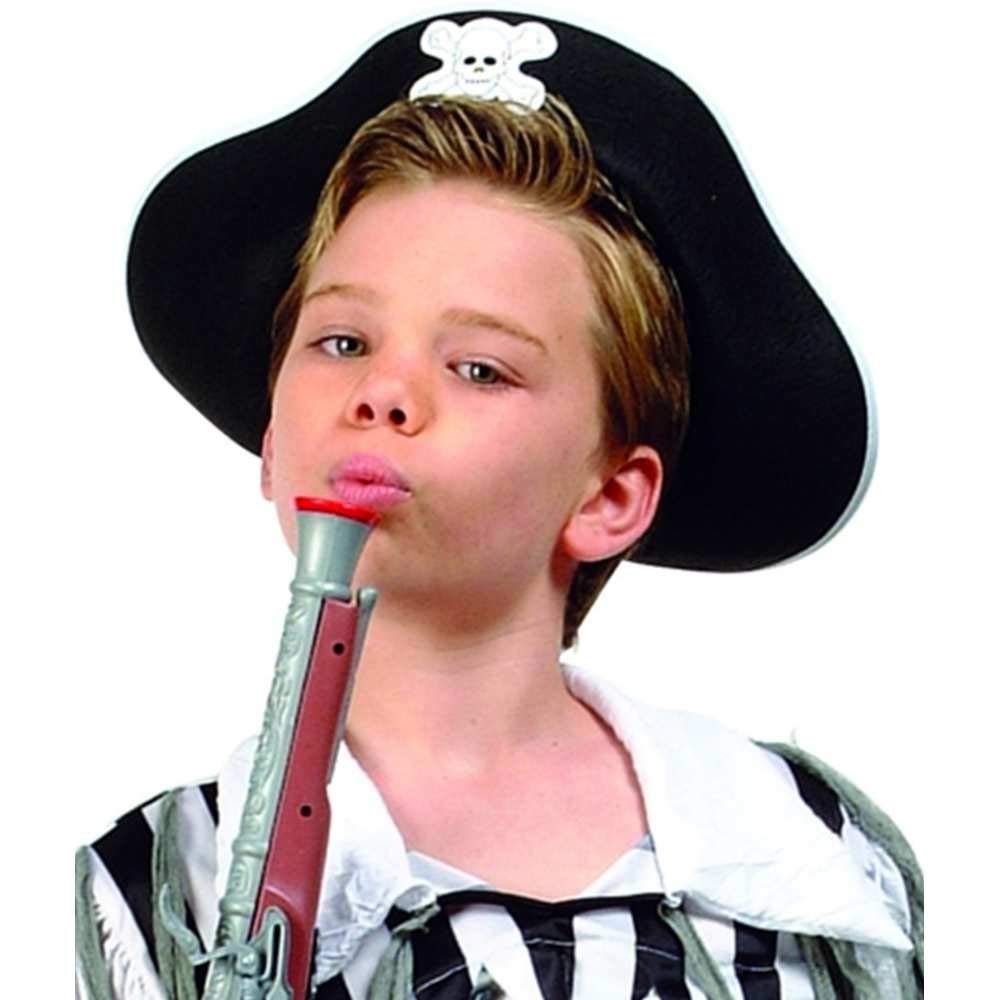 Child Pirate Hat-black Felt 20