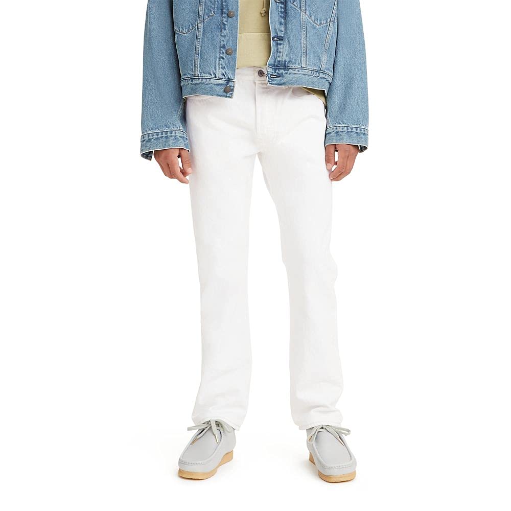 Levi's Men's 501 Original Fit Jeans, Optic Daisy, 30W x 32L
