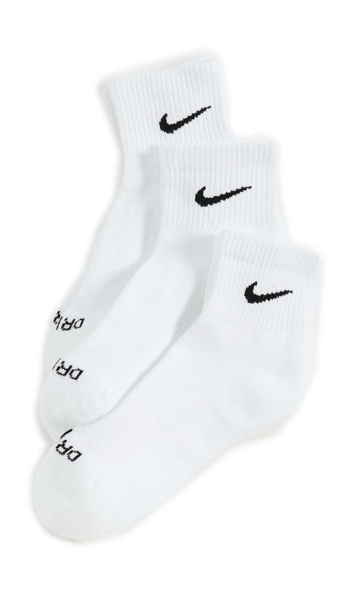 Nike Modern Cotton Everyday Plus Cushion Ankle Training Socks 3 Pair Men Ankle Socks