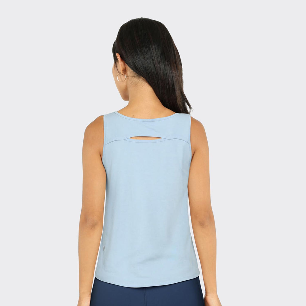 BlissClub Step Up Tank | Two Layer Fabric | Modal-Polyester | Sleeveless | Sweat-Wicking