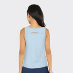 BlissClub Step Up Tank | Two Layer Fabric | Modal-Polyester | Sleeveless | Sweat-Wicking