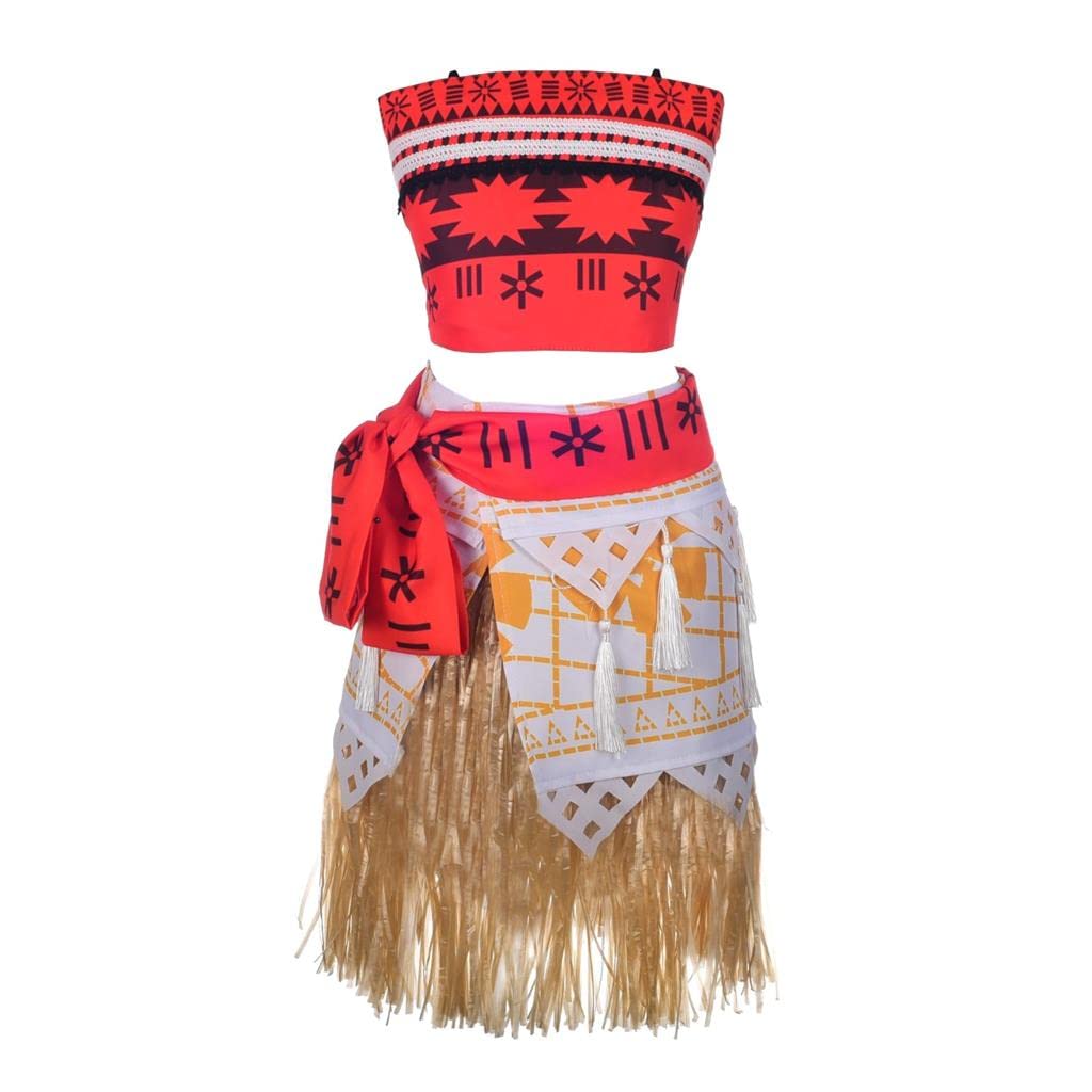 Dressy Daisy Toddler Little Girls Adventure Outfit Skirt Set Princess Dress Up Halloween Costume Size 4T - 5T