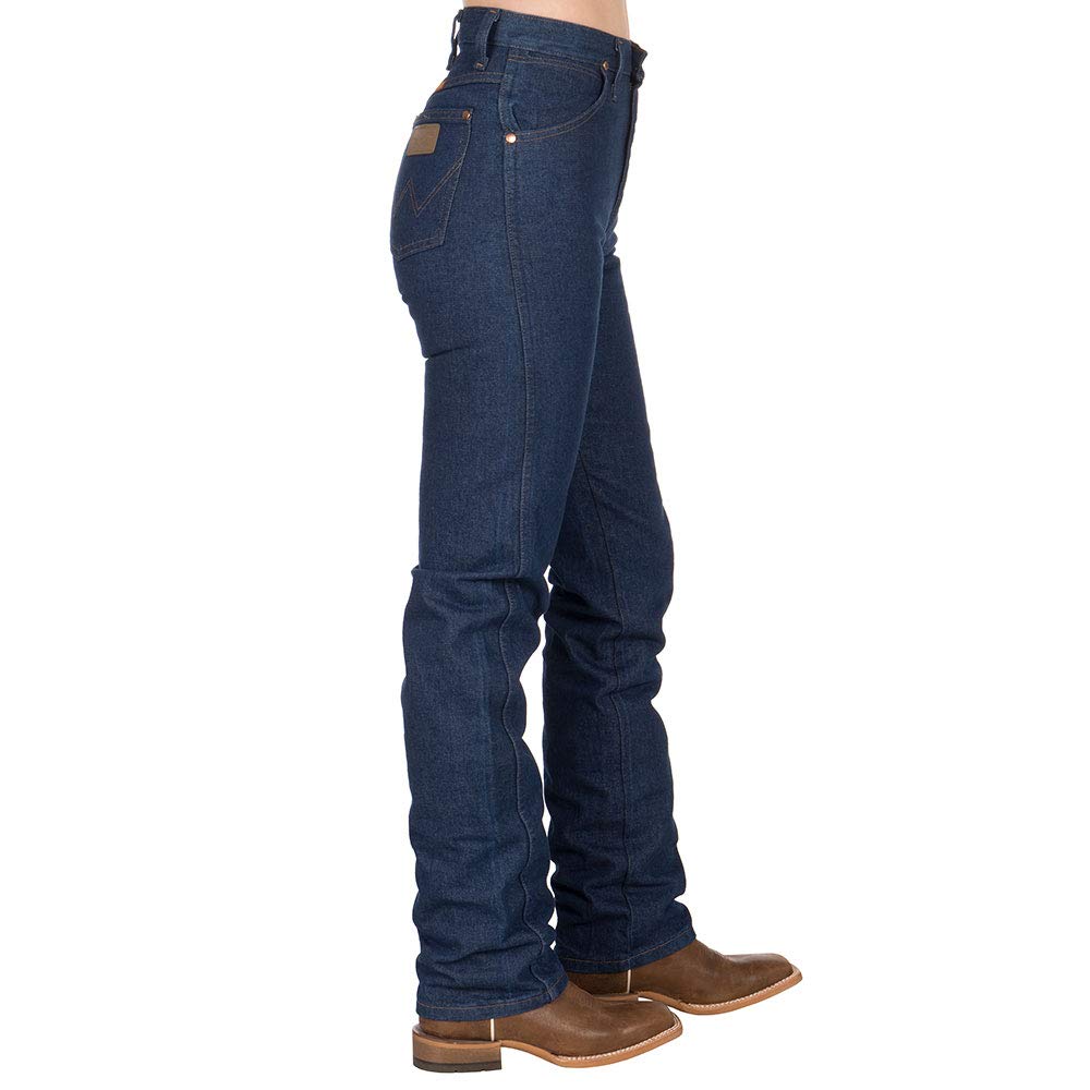 Wrangler womens Cowboy Cut High Rise Slim Fit Tapered Leg Jeans, Prewash, 9 1 US