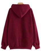 JUNEBERRY Women Sweatshirt with Hoodies, Fleece Material Full Sleeves Jumper Women Winter Wear, Hooded Neck Regular Fit Long Sle