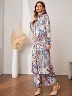 Leriya Fashion WomenS Rayon Ethnic Co-Ord Set || Paisley Printed Co-Ord Set For Women || Long Straight Shirt Kurta With Pant Se
