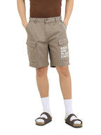 The Indian Garage Co Mens Solid Mid-Rise Stretchable Shorts