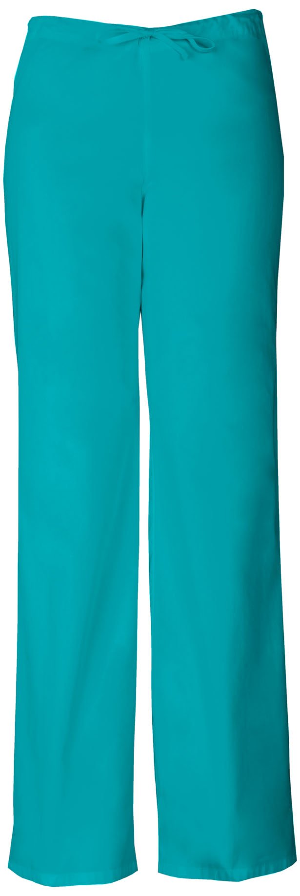 Dickies womens Signature Unisex Drawstring medical scrubs pants, Teal Blue, Large US