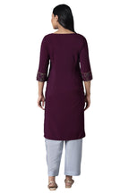 Aurelia Women'S Polyester Floral Regular Kurta-Straight Culotte