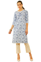 Soch Women Poly Cotton Embroidered Kurta with Tassels