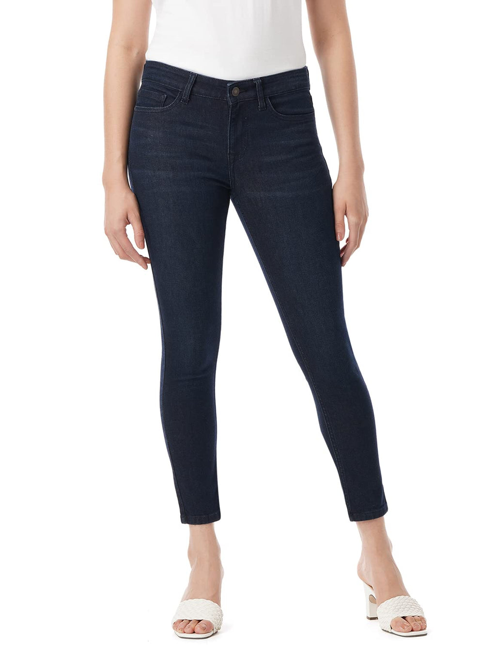 INKD Womens Skinny Jeans (INKSS23WJN-014_Aegean_30)