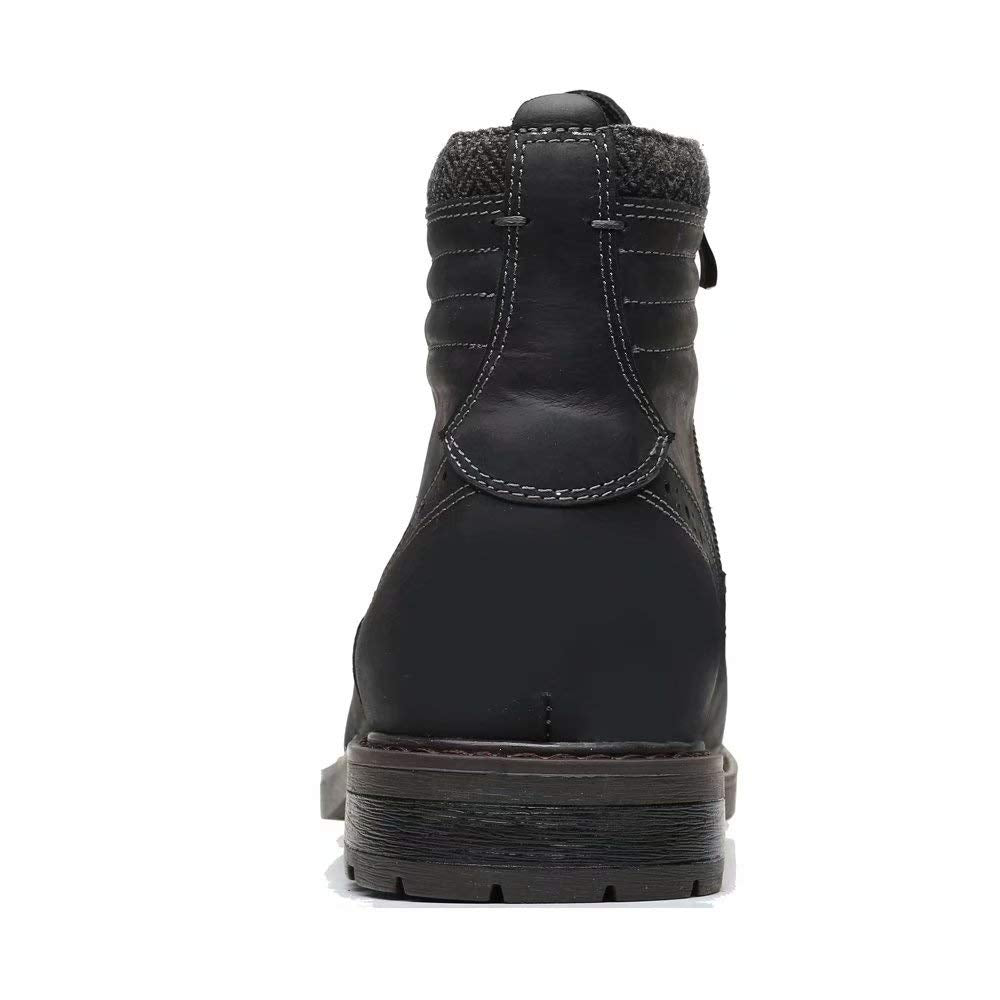 Arkbird Leather Oxfords, Stylish and Comfort Chelsea Ankle Boots with Zipper