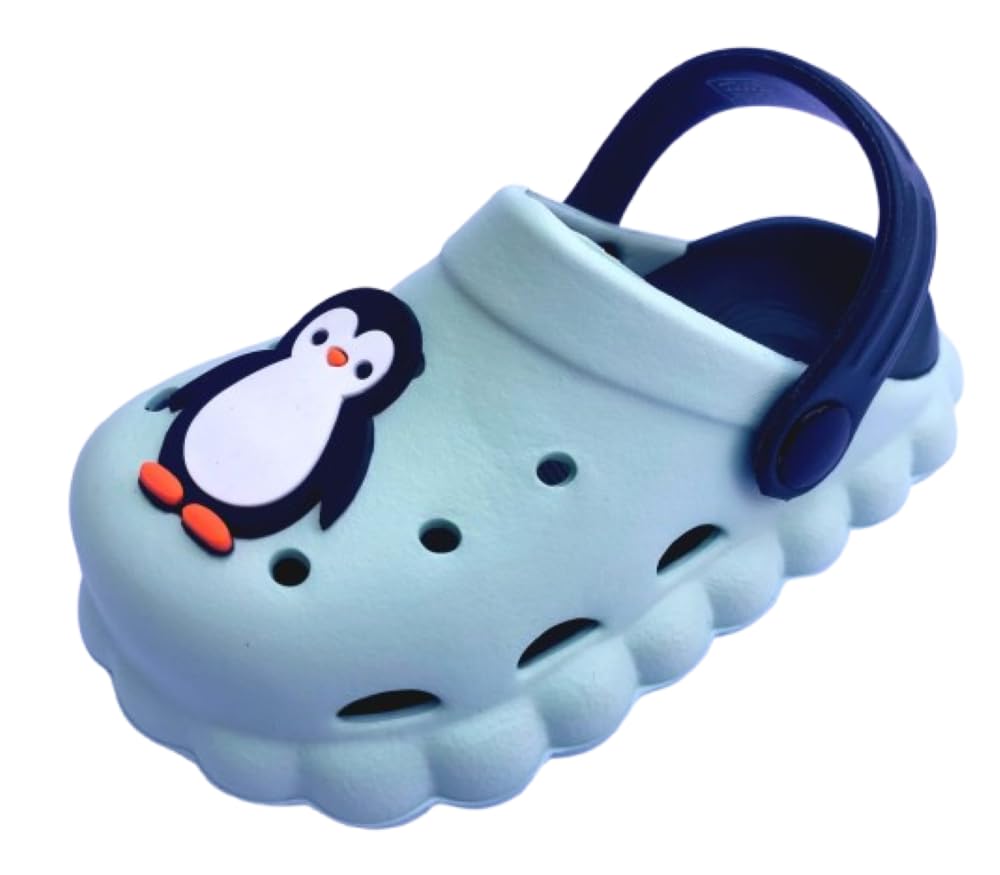 Blueshoe Kids Unisex Soft Comfortable Clogs Shoes (Sky, Uk Footwear Size System, Little Kid, Age Range, Medium, 2 Years, 2.5 Yea 2-2.5
