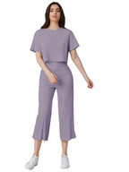 Greciilooks Ribbed A-Line Standard Length Floral Printed Rayon Western Co-Ord Set For Women(Available In 2Xl And 3Xl) (Gl-W1787&