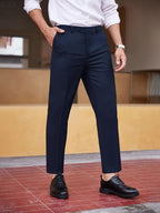 CB-COLEBROOK Mens Formal Pants Stretch Work Dress Pants 30/32/34/36/38 Quick Dry Lightweight Casual Comfy Trousers with Pockets