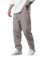 Men Loose Fit Mens Flip Pocket Cargo || Mens Stylish Cotton Loose Fit Denim Cargo Jeans || Multi-Pocket Styling || Perfect for 