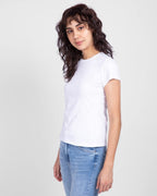 Bewakoof Womens Solid Slim Fit Half Sleeve Round Neck Cotton T-Shirt
